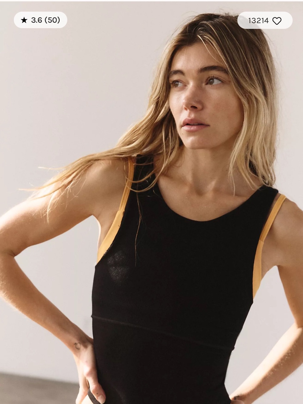 Free People Movement Unwind Longline tank